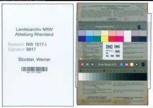Entnazifizierung Werner Stockter , geb. 19.03.1911 (Elektriker)