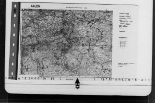 Aalen (Forstbezirksnr. 170): Bildflugnr. 297 Flugstreifen 5-11, Los 10/90 Sturmbefliegung, Bildflugcode 170297018, Maßstab 1:18000