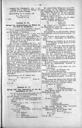 No. 23. (305-331)(311,312), 10. November 1909