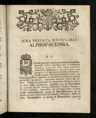 1-75, Jura Privata Singularia Alpirspacensia.