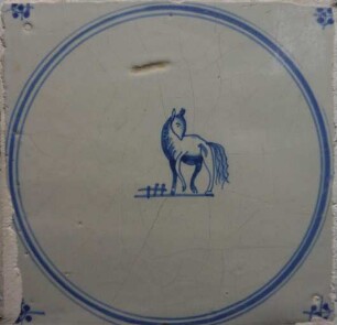 Fliese, Niederlande, 1800-1840