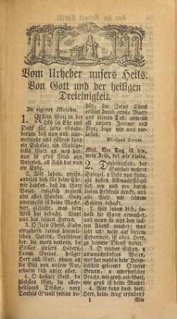 Geistliche und liebliche Lieder, welche der Geist des Glaubens durch Martin Luther, Johann Heermann, Paul Gerhard u. a. seine Werkzeuge in den vorigen und jetzigen Zeiten gedichtet, und die bisher in Kirchen und Schulen der Kgl. Preuss. und Kurfl. Brandenb. Lande bekannt und ... gedr. und eingeführt worden, nebst einigen Gebeten : Verb. und verm.