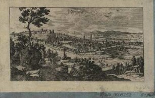 Ansicht von Verona, Kupferstich, um 1700