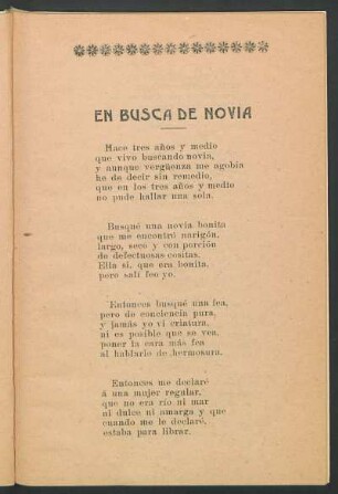 En busca de novia