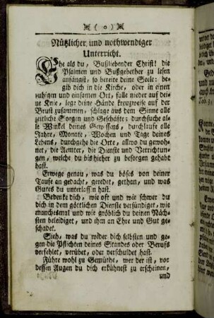 Nützlicher und nothwendiger Unterricht.