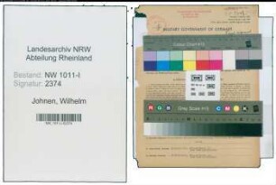 Entnazifizierung Wilhelm Johnen , geb. 21.05.1875 (Teilhaber)