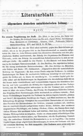 Nr. 4. April 1856