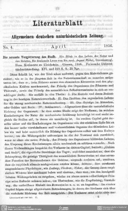 Nr. 4. April 1856