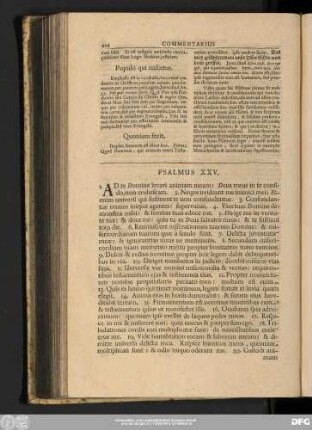 Psalmus XXV.