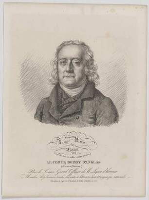 Bildnis des François Autoine Boissy