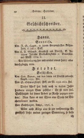 II. Geschichtschreiber.