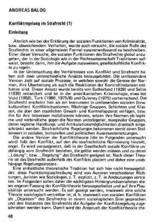48-64, Konfliktregelung im Strafrecht