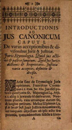 Hunoldi Plettenbergi Introductio ad Ius canonicum