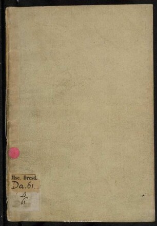 Griechische Handschrift - Mscr.Dresd.Da.61