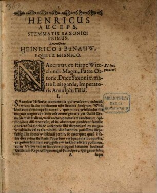 Historia Henrici Aucupis