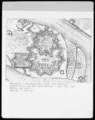 Grundriss der Stadt und Festung