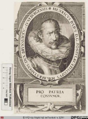 Bildnis Heinrich Julius, Herzog zu Braunschweig-Lüneburg-Wolfenbüttel (reg. 1589-1613)