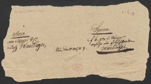 Abrechung von Spesen und Retourposten