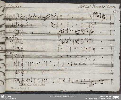 L' Adriano. Excerpts - Mus.1-F-82,8-6 : S, orch, b