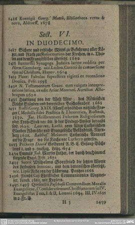 Sect. VI. In Duodecimo