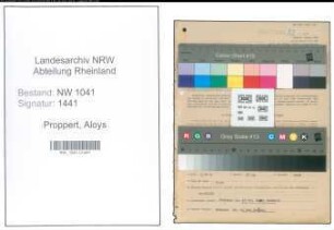 Entnazifizierung Aloys Proppert , geb. 14.04.1896 (Lehrer)