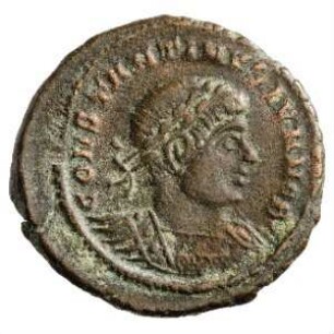 Münze, Follis, Aes 3, 330 - 331 n. Chr.