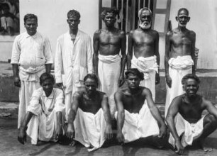 Männer aus den Nayar-Kasten (Deutsche Indien-Expedition 1926/1929 - 5. Südindien)
