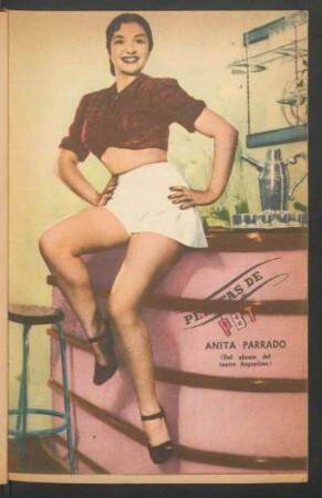 Anita Parrado (del elenco del Teatro Argentino) - [Fotografía]