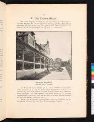 Liegehalle auf der Terrasse.