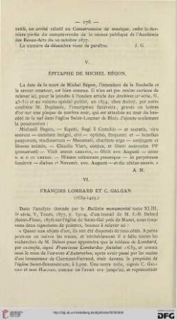 4: Épitaphe de Michel Bégon