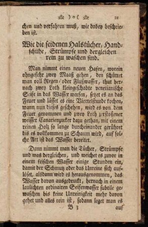 Wie die seidenen Halstücher, Handschuhe, Strümpfe und dergleichen rein zu waschen sind.