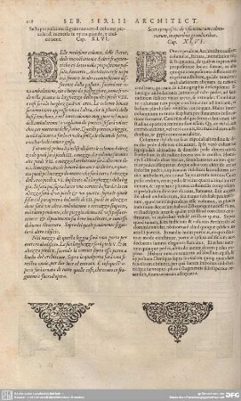 Sesta propositione digran numero di colonne piccole: metterle in opera grande,e riufcir bene. Cap. XLVI.