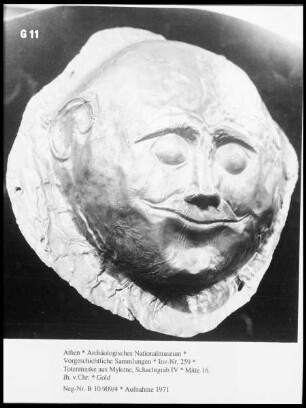 Totenmaske aus Mykene, Schachtgrab IV