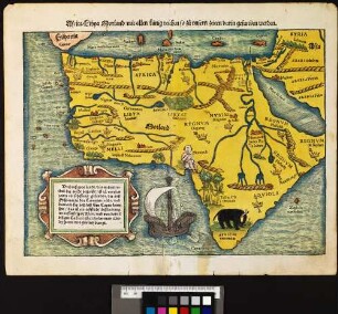 Africa, Libya, Morland, mit allen künig reichen so zu unsern zeiten darin gefunden werden
