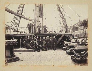 Österreichische Flotte 1864 - Linienschiff Kaiser, Achterdeck