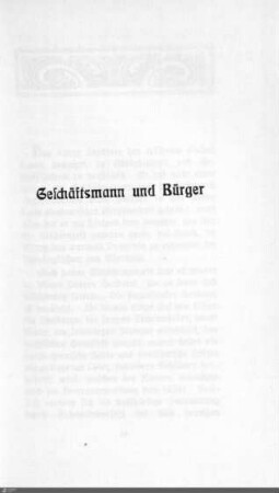 Geschäftsmann und Bürger