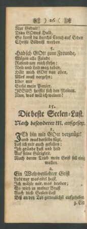 15. Die beste Seelen-Lust