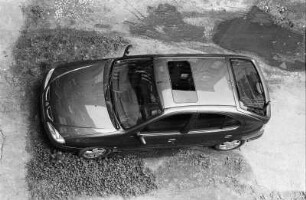 Berlin-Pankow : In Berlin-Pankow, Parkstrasse 56, mein Renault Megane I