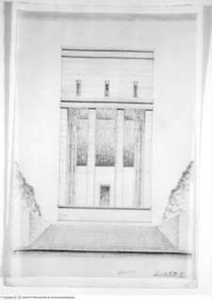 Stegreifprobe - Wasserturm, persektivische Ansicht