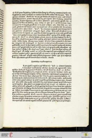 Dominica vicesima prima