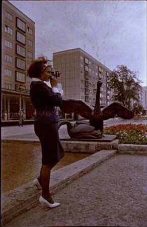 Unterwegs mit einer Leipziger Stadtführerin (Hostess)