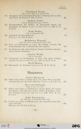 Miniaturen (Nr. 320-332)