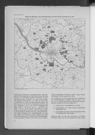 Schaubild 5: Zuzüge aus Hamburg in den Umlandgemeinden 1971 bis 1973 im Durchschnitt pro Jahr