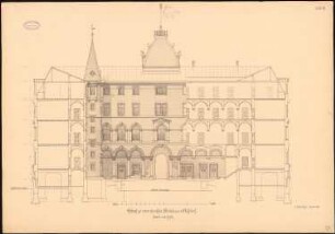 Ständehaus, Düsseldorf 2. Projekt: Längsschnitt