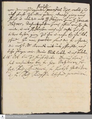 Tagebuch von Gotthilf August Francke.
