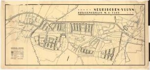 Verkehrs- und Siedlungsplanung der Erweiterung der Städte Neukirchen und Vluyn: Bebauungsplan: Grundplan und Lageplan 1:2500, Maßstabsleiste
