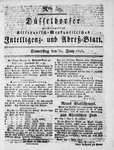 Titelseite einer Zeitung