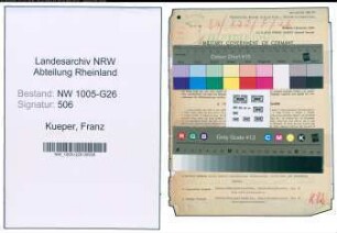 Entnazifizierung Franz Kueper , geb. 09.04.1901 (Vorstandsmitglied)