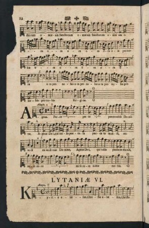 22-27, Lytaniae VI.