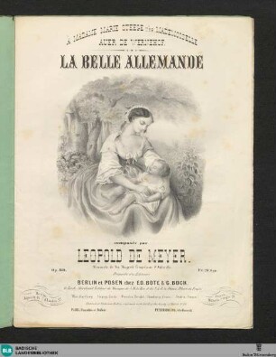 La belle Allemande : op. 160